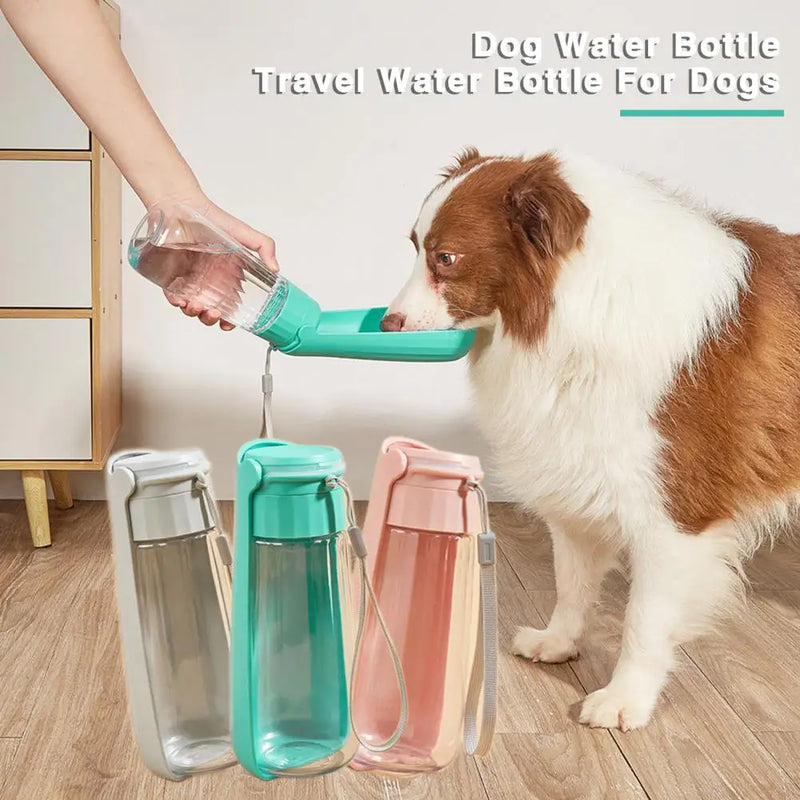 Load image into Gallery viewer, Portable Pet Water Bottle – Leakproof Dog &amp; Cat  | Foldable Bowl
